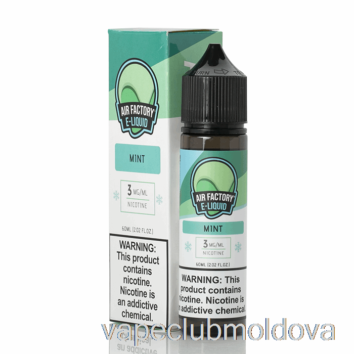 Vape Mod Mint - E-lichid Air Factory - 60ml 0mg